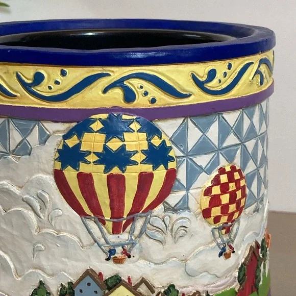 Jim Shore Hot Air Balloon Candle Warmer - Picture 2 of 16